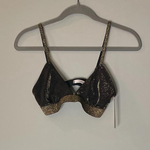 Black Bralette with Glitter - Picture 3 of 5